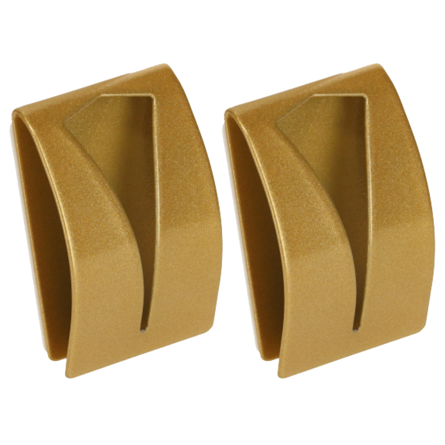 Set mit 2 selbstklebenden Handtuchhaken - Gold - Edelstahl (RVS)